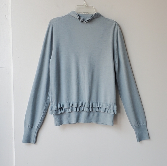 J. Crew Ruffle Button Down Cardigan - Picture 8 of 12